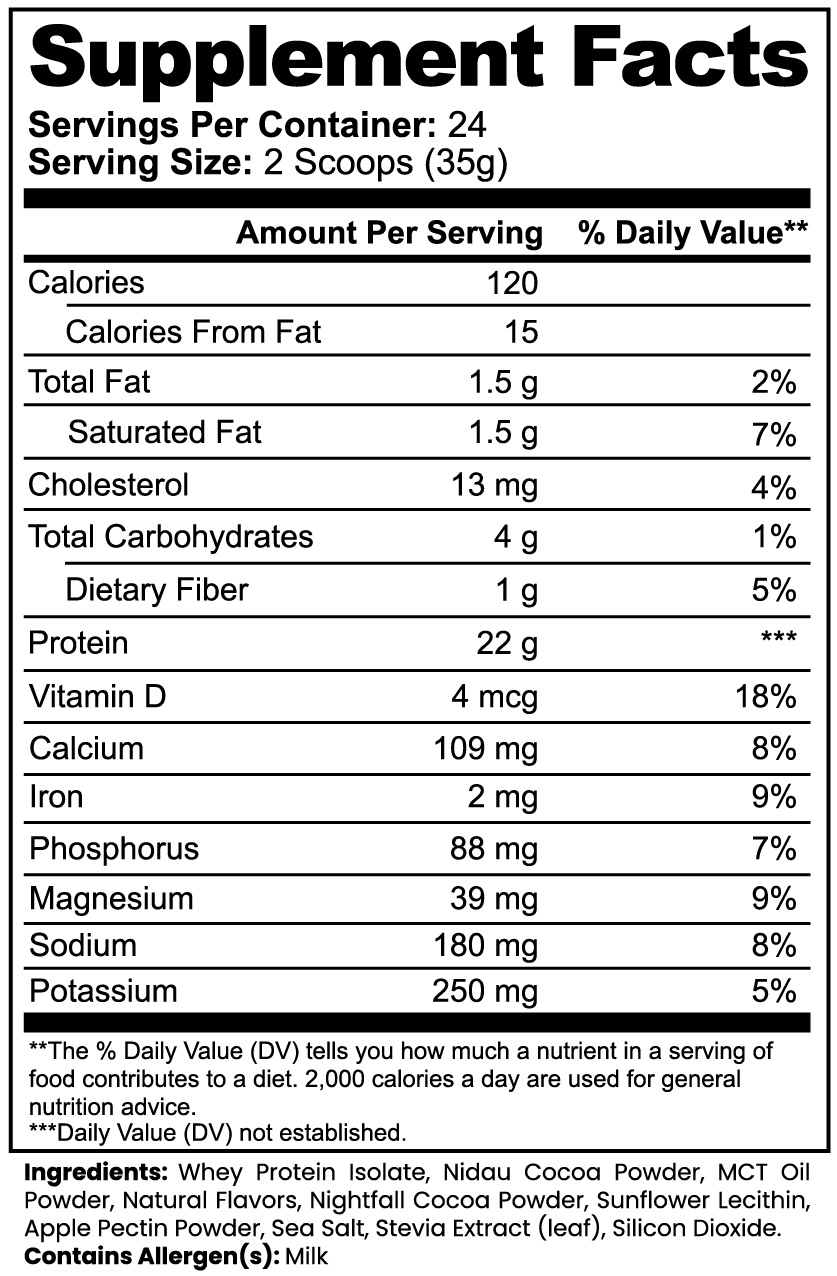 100% Whey Protein Isolate (Chocolate) - Image 5