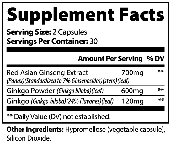 Ginkgo Biloba + Ginseng Tinnitus Complex - Image 6