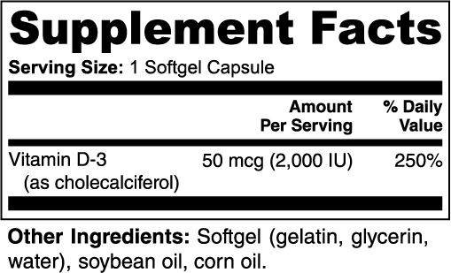 Vitamin D3 2,000 IU - Image 6